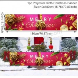 Frohe Weihnachten Outdoor Banner Hängeschild Zuhause Weihnachten Dekoration Tür Ornamente