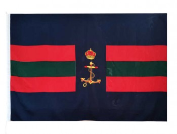 Prix de gros sérigraphie 100 % polyester Drapeau national haïtien allemand