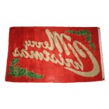 3x5 Merry Christmas Maretak Belettering Vlag 3'x5' Huis Banner Vervaagt Bestendig