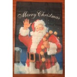 Joyeux Noël Père Noël Maison de Noël Drapeau Double 2 faces 28 « x 40 »