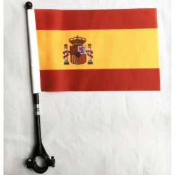 benutzerdefinierter Druck Fahrrad Flagge Nationalflagge Polyester Lenker Schweiz Flagge Für Outdoor Radsport Dekoration