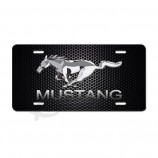 Ford mustang Targa Del Veicolo Muscle car Cavallo Nero Alluminio Auto Tag