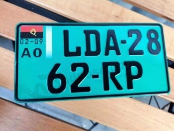 ANGOLA Afrika Auto Auto Voertuig Onderdeel Toyota Ford Replica KENTEKENPLAAT 11 
