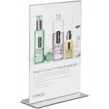 Acryl Teken Houder 8,5 x 11 (Set van 6) Dubbelzijdig Dik, Plastic Bord Houders, Marketing Display voor School, Business