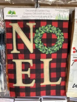 Изготовленный на заказ венок NOEL Флаг из садового белья с высоким качеством и любым размером