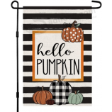 Fall Garden Flag Hello Pumpkin Sign 12 X 18 Inch Double Sided Autumn Farmhouse S with high quality and any size