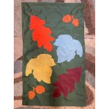 Vintage Nylon Yard , Garden, House Flag Fall Pumpkins 40"X27" with high quality and any size