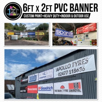 Falken Motorsports Vinile PVC Banner Pneumatico Garage Officina Cartello a bordo pista 6ftx2ft