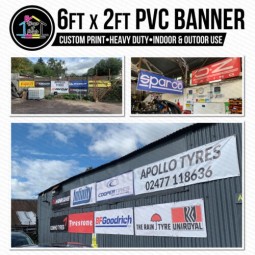 Falken Motorsports Vinyl PVC Banner Reifen Garage Werkstatt Streckenschild 6FTX2FT