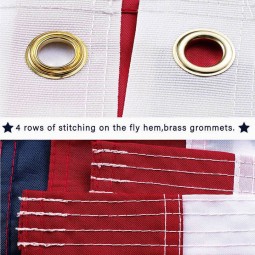Conception personnalisée en polyester imprimé numériquement à l’extérieur 3 * 5 pieds afin qu’il y ait des drapeaux nationaux ornant les drapeaux muraux du dortoir