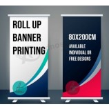 Banner enrollable, soporte de banner retráctil personalizado, banner emergente, banner de la tienda