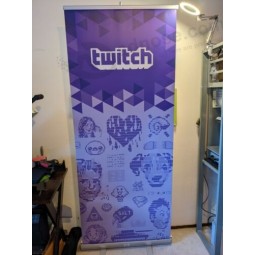 Twitch Gaming Streaming 33"x79" Retractable Banner Pop Up Streamer Display
