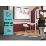 Banner De Rodillo Impreso Tu Obra De Arte - Pop/Roll/Pull Up Display Stand De Exposición