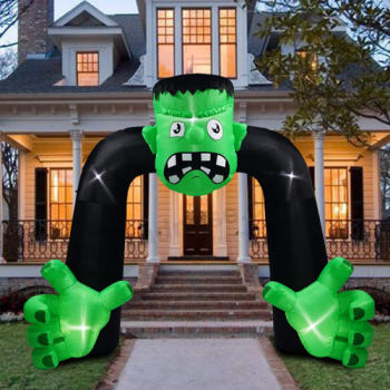 Inslife 9 Ft Halloween Gonflables Frankenstein Arch Décoration, Blow Up avec LE