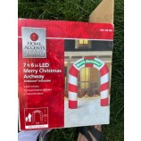 メリークリスマスアーチ道エアブローインフレータブル7 '6 