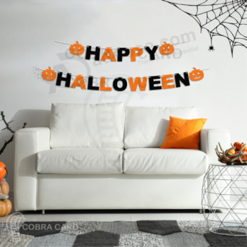 Felice Halloween Trucco Banner Bandierine Ghirlande Decorazione Appesa Decori