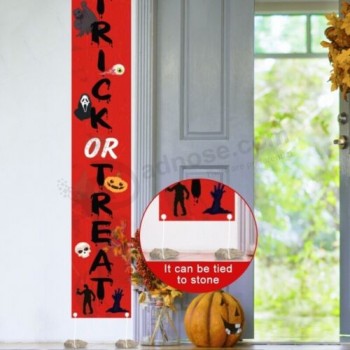 Halloween 1 Paio Appeso Striscione Portico Porta Distico Segni Decorazione Del Partito All'aperto