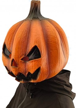 Fiesta espeluznante Halloween Jackolantern Pumpkin Face Head Masks Novedad Aterrador Para La Fiesta Y El Truco O Trato