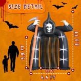 ハロウィーンの死のアーチの膨脹可能な死神、屋内のためのLEDライトが付いている幽霊のアーチ道を吹き飛ばす