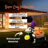 5FT Halloween opblaasbare decoraties hond, grote teckel opblaasbare halloween-decoraties