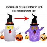 5FT Halloween Inflatables 옥외 훈장, LED 자전 빛을 가진 Halloween 파열 마당 훈장