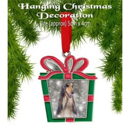 RAZA DE PERRO PRESENTE/REGALO EN FORMA DE ADORNO DE NAVIDAD