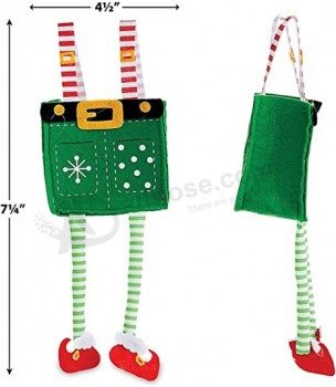 Christmas Treat Bags, Set of 6 Gift Bags for Children Holiday Parties Teachers Decorations