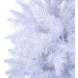 Árboles de Navidad, Árbol de lápiz blanco plegable con soporte de metal de 800 puntas, adecuado para la esquina de la casa, apartamento