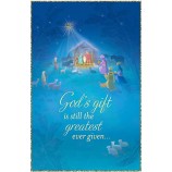 Scènes religieuses en vrac Noël en boîte cartes - 6 Design assortiment avec l’écriture KJV - 48 cartes de Noël inspirantes et enveloppes