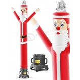 anta Claus 크리스마스 테마 10피트 키 큰 에어 댄서 인플레이터블 튜브 맨 완전 세트, 블로워 포함