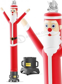 anta Claus 크리스마스 테마 10피트 키 큰 에어 댄서 인플레이터블 튜브 맨 완전 세트, 블로워 포함