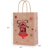 Paquet de 24 petits sacs cadeaux de Noël avec poignée
