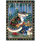 Cartoline di Natale di Mary's Woodland di Mary Engelbreit - Set di 18, 5 