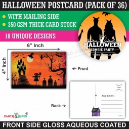 ハロウィーンのポストカード - (36個入り)4 