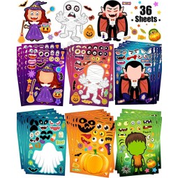 子供のためのハロウィーンステッカーはあなた自身のハロウィーンステッカーを作る、子供のためのハロウィーンの好意、子供のためのハロウィー