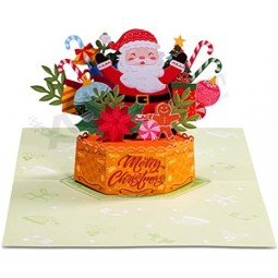 Pop Up Weihnachtskarte, frohe Weihnachten, Urlaub, Weihnachtsgeschenk, 5