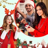 18 piezas de cordones de vacaciones de Navidad para tarjetas de identificación Cordón de identificación con insignia de identificación con gancho giratorio Pinza de langosta Cordón