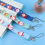 Cute Portachiavi Cordino per Donne Uomini Tema Natalizio Portachiavi Portachiavi Cordino Cinghia Cruise Lanyard per Navi Carte