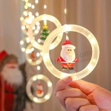 Luci di Natale, 120 luci a LED 9,84 piedi di lunghezza Luci per decorazioni natalizie, con luci a bolla lampeggianti