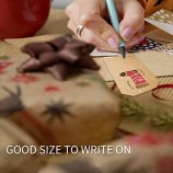 Pegatinas autoadhesivas de etiquetas de regalo - Etiquetas de regalo de Navidad - Pegatinas decorativas para regalos y paquetes navideños - Fáciles de escribir y pelar