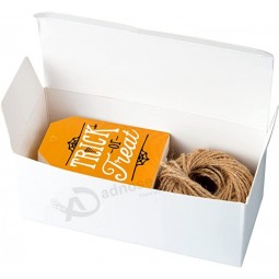 할로윈 태그 스트링 - 100PCS 2x3 인치 스파이더 & 스파이더 웹, 트릭 오어 트릿 레터링 디자인, 종이 태그, 100피트 천연 주트 트윈