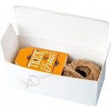 Etiquetas de Halloween con cuerda - 100PCS 2x3 pulgadas de araña y telarañas con diseño de letras de truco o trato Etiquetas de papel con hilo de yute natural de 100 pies