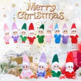 Árbol de Navidad Muñeca Elfo Casa Oranments Niños Bebé En La Estantería Elfo Juguete Regalos Juguete