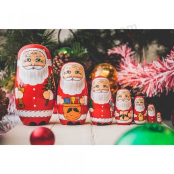 7 Bambole Nidificanti di Babbo Natale - Decorazioni natalizie - Decorazioni - Nuovo