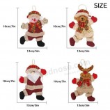 4 Style Noël Suspendu Ornement Père Noël Bonhomme de neige Poupée Noël Arbre de Noël Décor n.1