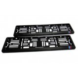 2x Echte 3D Carbon Fiber Europese Grootte Kentekenplaat Frame Houder Voor M Style BMW