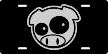번호판 돼지 스바루 자동 자동차 태그 알루미늄