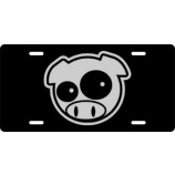 Targa Pig Subaru Auto car tag Alluminio