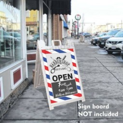 VERVANGEND BORD A-Frame stoep aangepaste signicade sticker sticker 24x36, geen bord