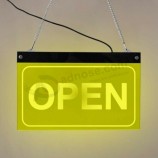 Led Open Business Sign Display Board Pareti di visualizzazione al neon Vetrina Bar Hotel